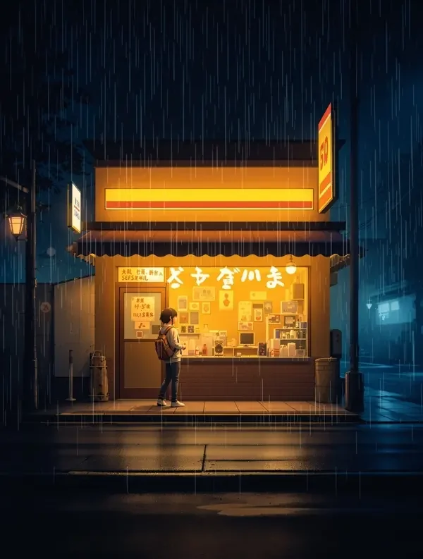 91AI漫剧《深夜便利店》封面